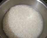 A picture of step 1 of Palak peas pulao.