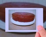 A picture of step 6 of Chocolate spong cake.