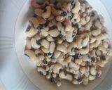 A picture of step 4 of Lobia chaat.