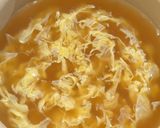 A picture of step 5 of Egg drop soup (valentines ver.).