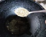 A picture of step 1 of Memoni Aloo Choley.