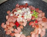 Foto del paso 1 de la receta: Espaguetis con salchichas