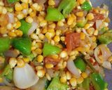 A picture of step 2 of Corn Pasta.