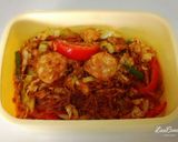 รูปขั้นตอนการทำที่ 7 ของ วุ้นเส้นผัดไข่ใส่กุ้งสด
