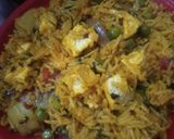 A picture of step 5 of Veg biryani.