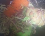 A picture of step 2 of Tricolor glass Idlis.
