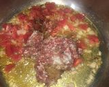 A picture of step 3 of Vegetables macroni.