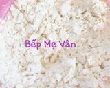 Hình bước làm 1 của món Bánh bao hoa hồng