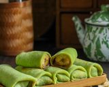 Foto langkah ke 7 dari resep Dadar Gulung Isi Pisang Cokelat.