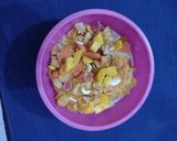 मिल्की फ्रूटी कॉर्न फ्लेक्स (milky frutti corn flakes recipe in Hindi) रेसिपी चरण 5 फोटो