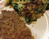 Foto del paso 4 de la receta: Milanesa de carne casera con tortilla de espinaca y queso