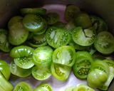 Foto del paso 2 de la receta: Tomates verdes en conserva