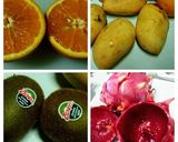 A picture of step 1 of Fruity Mosaic Gelatine.