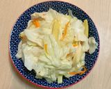 玉米筍炒高麗菜的食譜步驟3照片
