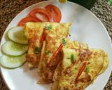 Foto langkah ke 5 dari resep Telur Dadar Keju.