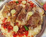 A picture of step 8 of Arabic Mutton Mandi.