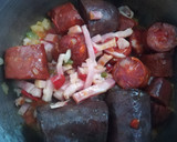 Foto del paso 2 de la receta: Habichuelas blancas con bacon, morcilla y chorizo