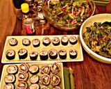 Φωτογραφία βήματος 6 της συνταγής Maki Rolls για "Ασιατικές" βραδιές