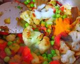 A picture of step 5 of Moong Dal Khichdi.