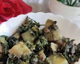 पालक बटाटा भाजी (palak batata bhaji recipe in marathi) रेसिपी स्टेप 5 फोटो 