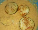 A picture of step 1 of Golden mix bhajias.