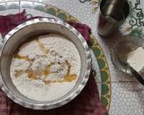 A picture of step 1 of Heart shaped paratha.