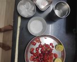 A picture of step 1 of Cherry juice recipe.