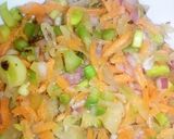 A picture of step 1 of Sauerkraut salad.