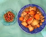 Hình bước làm 4 của món Ba rọi kho tá lả