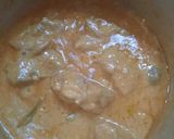 A picture of step 3 of Tinday Gosht (round melon or baby pumpkin).