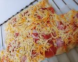 Foto del paso 3 de la receta: Pizza cuixot salat,amb beicon, ceba i formatge sense lactosa