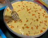 A picture of step 7 of Mango with coffee ice cream.