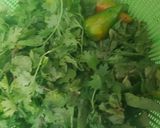 A picture of step 1 of Raw mango chutney.
