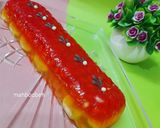 عکس مرحله 6 از دستور پاند کیک کنجدی 😉 (ژله دو رنگ و سالاد فصل)