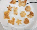 A picture of step 6 of Fun Shapes Roti Bakar Qysha.