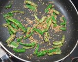 A picture of step 3 of Instant Green Chilli Pickle.