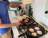 A picture of step 5 of GF Sunday pancakes.