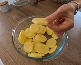 Foto del paso 3 de la receta: Truchas rellenas de jamón y patatas al microondas