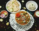 A picture of step 8 of Shahi Matar Paneer Masala.