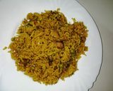A picture of step 5 of Beef pilau.