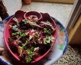 A picture of step 4 of Beetroot cabbage Chinese pakoda innovative recipe.