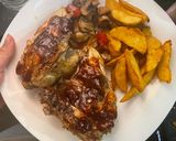 Foto del paso 6 de la receta: Pollo con verduritas en freidora de aire
