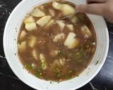 A picture of step 4 of Aloo Dum.