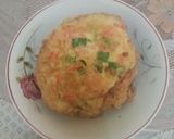 Foto langkah ke 3 dari resep Dadar Telur Sayur.