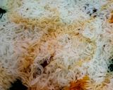 A picture of step 5 of Bombay Biryani 😊.