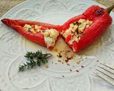 Φωτογραφία βήματος 10 της συνταγής Πιπεριές Φλωρίνης με φέτα, ανθότυρο και μυρωδικά 🌶🌶🌶