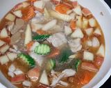 蔬果麻油雞湯的食譜步驟4照片