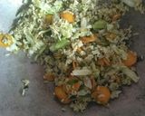Foto langkah ke 2 dari resep Nasgor mawut lombok ijo.