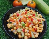 A picture of step 4 of Roasted Chana Chaat.