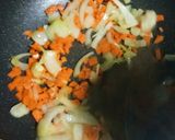 รูปขั้นตอนการทำที่ 2 ของ ข้าวผัดไข่เยี่ยวม้า (มังสวิรัติ)
